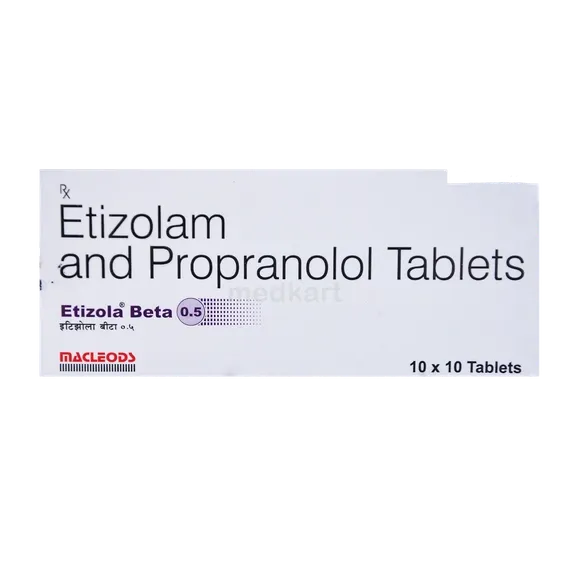 etizola beta 0.5mg tablet 10's